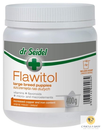 Dr Seidel - Flawitol dla szczeniąt ras dużych - proszek 400g