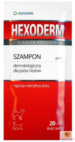 Hexoderm - szampon dermatologiczny saszetka 20ml - 1 sztuka