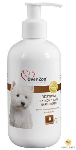 Over Zoo Odżywka dla białej i jasnej sierści 240ml