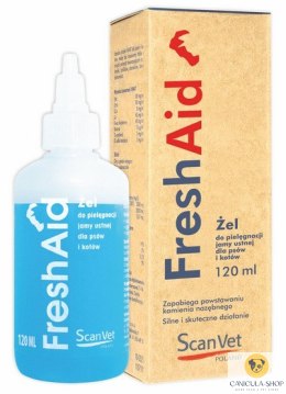 ScanVet Fresh Aid 120ml - pielęgnacja jamy ustnej psa i kota